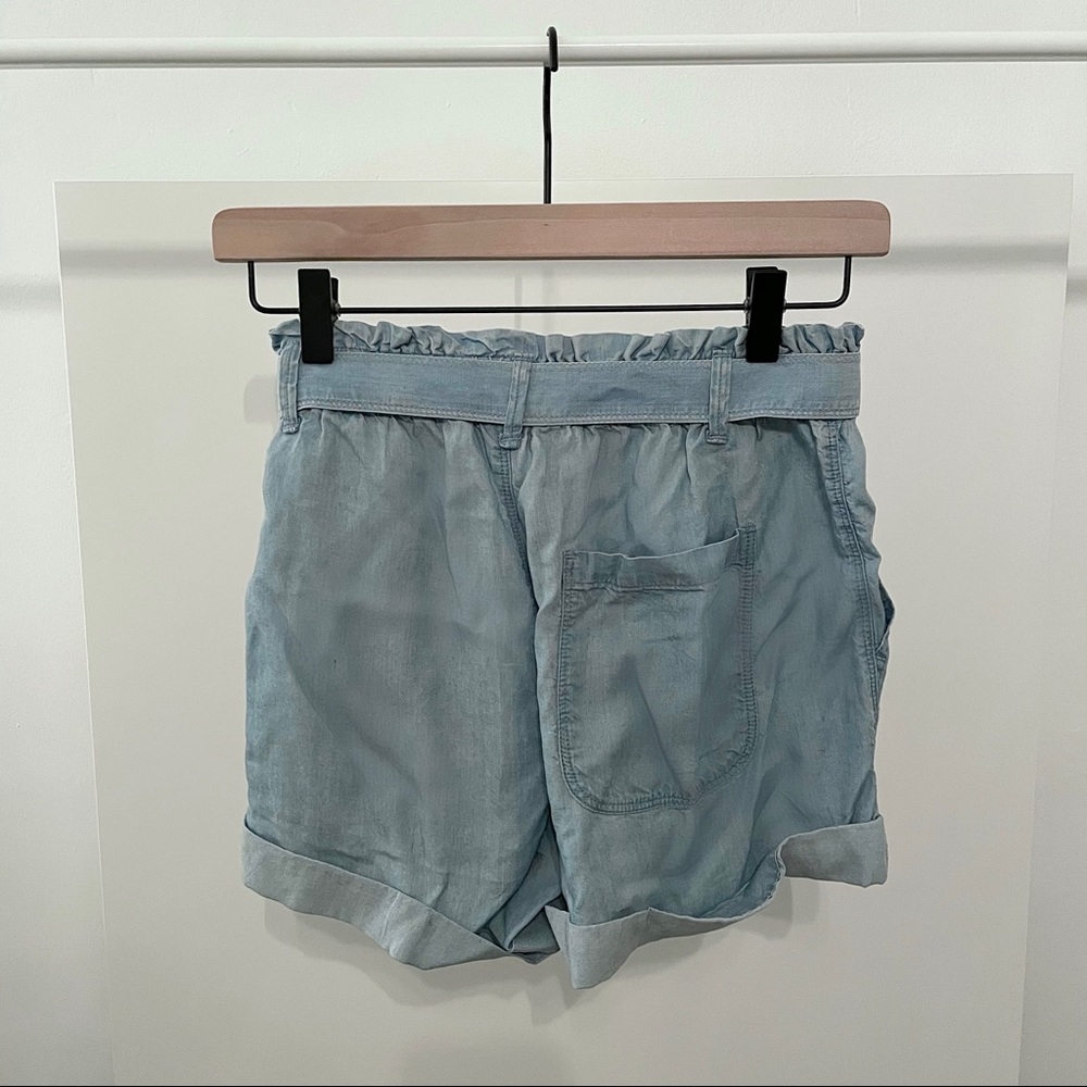 New Aerie Paperbag Shorts in Blue Size Small - Picture 4 of 4